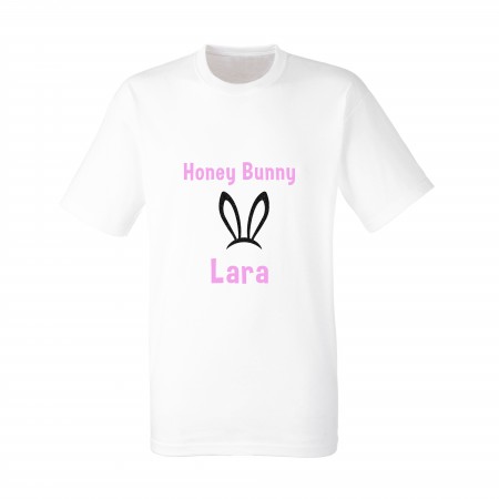 Personalised Kid's Easter T Shirt - Honey Bunny
